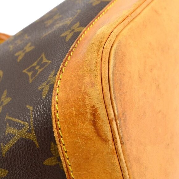 809302AM (C4) Louis Vuitton Satchel Bag Alma Brown Monogram - Picture 4 of 9